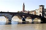 Italy, Verona, ponte pietra