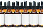 Rows of Eye Dropper Bottles