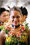 Danseurs traditionnels Tongans au Royaume des Tonga, Tongatapu, Nuku'alofa, Centre culturel National de Tonga