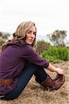 Woman, Bolinas, Marin County, California, USA