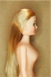 Side View of Naked Blond Doll