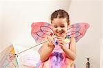 Little girl with fairy costume