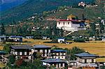 Paro is Bhutans second largest town.The western end of the Paro valley is only 20 kms from the Tibetan border and for centuries it has been the first point of entry into Bhutan for Tibetans either invading armies or traders.