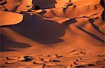 Niger, Tenere Desert.Sand dunes dans la Caldera de Arakao.This disparu est la plus grande aire protégée en Afrique, couvrant plus de 7,7 millions d'hectares.