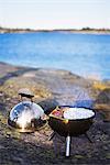 Barbecue, Stockholm archipelago, Sweden.