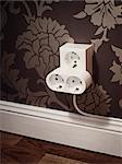 Socket on a wall, Sweden.