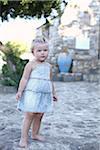 Little Girl Wearing Dress