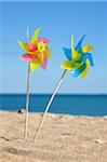 Pinwheels at Beach