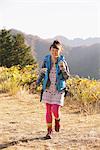 Young Woman Hiking