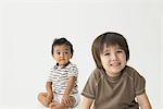 Multiracial Boys Studio Shot