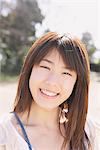 Happy smiling Japanese Teenage Girl