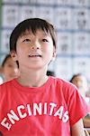 Attentive Boy In Classroom