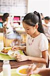 Girl Having Food