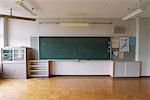 Interior Of Empty Classroom