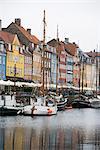 Nyhavn in Copenhagen, Denmark.