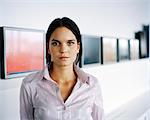 Une femme dans un bureau, Suède.