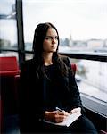 A woman in an office, Sweden.