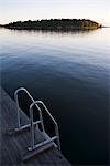 A jetty in the archipelago of Stockholm, Sweden.