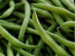French beans, close-up.