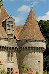 Chateau de Monbazillac, ein Weingut in der Nähe von Bergerac, Dordogne, Frankreich, Europa