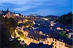 Vieille ville, UNESCO World Heritage Site, Luxembourg-ville, Grand-Duché de Luxembourg, Europe