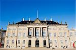 Palais d'Amalienborg, maison de la famille royale, Copenhague, Danemark, Scandinavie, Europe