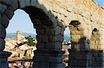 L'aqueduc romain du Ier siècle, patrimoine mondial de l'UNESCO, Segovia, Madrid, Espagne, Europe