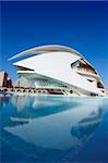 Palau de les Arts Reina Sofia, architect Santiago Calatrava,, City of Arts and Sciences, Valencia, Spain, Europe