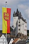Le Schloss à Diez sur la rivière Lahn, Rhénanie Palatinat, Allemagne, Europe