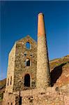 Towan Roath Engine House à papule Coates, St Agnes, Cornwall, Angleterre, Royaume-Uni, Europe