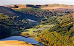 Réservoir de Talybont et Glyn Collwn valley dans le Parc National de Brecon Beacons, Powys, pays de Galles, Royaume-Uni, Europe
