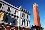 Campanile et train station, Port Elizabeth, Cap oriental, Afrique du Sud, Afrique