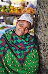 Woman vendor at market, Inhambane, Mozambique, Africa