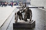 Statues at Memorial to the Nanjing Massacre, Nanjing, Jiangsu, China, Asia