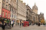 Royal Mile, Old Town, Edinburgh, Lothian, Scotland, United Kingdom, Europe