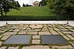 Kennedy tombes dans le cimetière d'Arlington, Virginia, États-Unis d'Amérique, l'Amérique du Nord