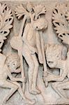 The hanging of Judas, Saint-Lazare Cathedral, Autun, Saone et Loire, Burgundy, France, Europe