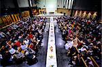 Maundy Thursday table in church, Paris, France, Europe