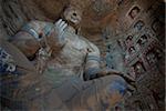 Grossen Buddhas an die Yungang Grotten, alte buddhistische Tempel-Grotten bei Datong, UNESCO World Heritage Site, Shanxi, China, Asien