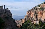 Sidi m'Cid bridge over a huge canyon, Constantine, Eastern Algeria, North Africa, Africa