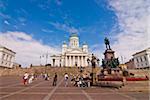 The Lutheran cathedral in Helsinki, Finland, Scandinavia, Europe