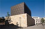 La Synagogue Ohel Jakob construite de 2004 à 2006, Sankt-Jakob-Platz architectes Wandel-Hoefer et Lorch à Munich, Bavière, Allemagne, Europe