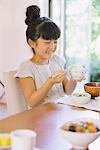 Girl Having Meal