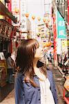 Japanese Women Walking In Chinatown's Street