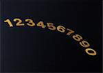 Row number shaped plates