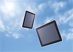 Tablet PCs and blue sky