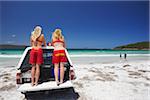 Rettungsschwimmer am Strand von Middleton, Albany, Westaustralien, Australien