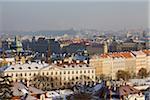 Czech Republic, Prague, Europe; Detail of cityscape