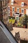 Lincoln, England. Ancient city streets.