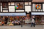 England, Newark. A coffee shop now occupies the house where King Charles the 1st once stayed.